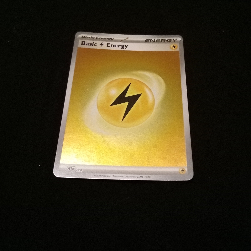 Pokemon Basic Lightning Energy Mega Evolution Energies 008 Holo